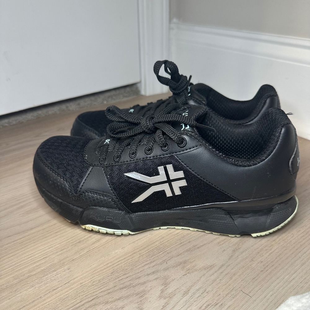 Kuru Women's Sneaker Quantum Size 8 wide‎ Black Athletic Running Shoes